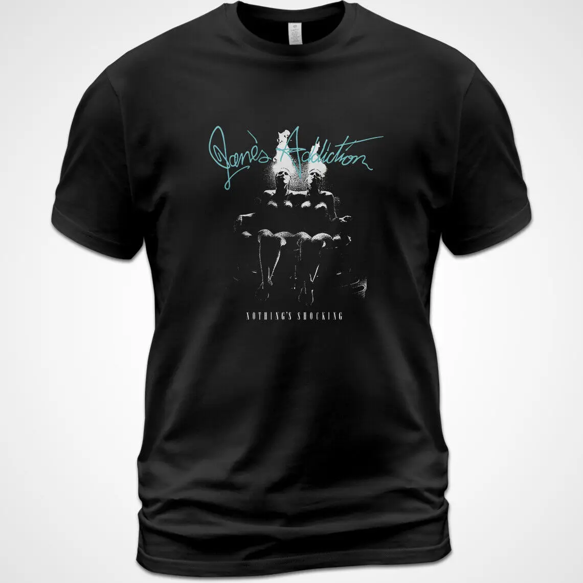 T-Shirt In Cotone Jane Addiction Album Shocking Tee Martin Farrell