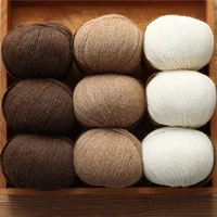 1pc=50g 175M 100% Alpaca Wool Yarn For Hand Knitting Baby Wool Soft Sweater Scarf Hat Crochet 2