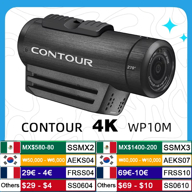 Contour 4K version camera Ultra HD Action camcorder roam2/3