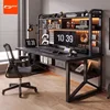 AOLIVIYA Bookshelf Integrated Desk Student Study Table Bedroom Game Table Office Home Desktop Desktop Computer Table