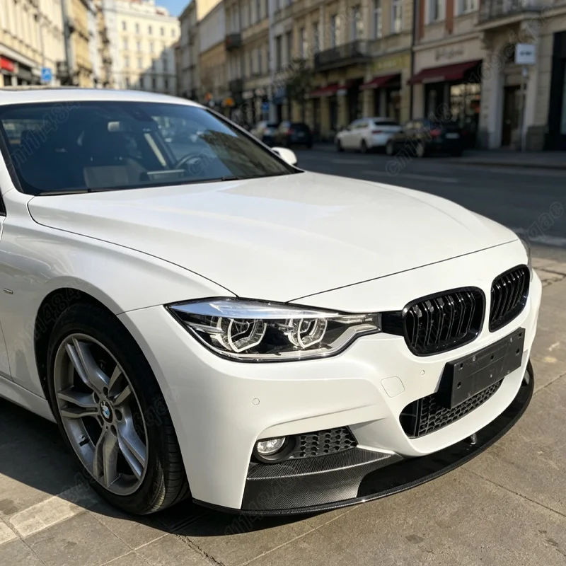 BMW 3 시리즈 F30 F31 M 스포츠 320i 2012 2013 2014 2015 2016 2017 2018 2019 자동차 프론트 범퍼 립 바디 개조 키트