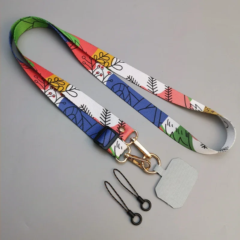 Colorful Crossbody Cell Phone Lanyard with Adjustable Strap and Universal Clip