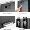 Trash Can, Stainless Steel Kitchen Garbage Can, Double Compartment Classified Rubbish Bin, Recycle Dustbin w/Plastic Inner Bucke 5