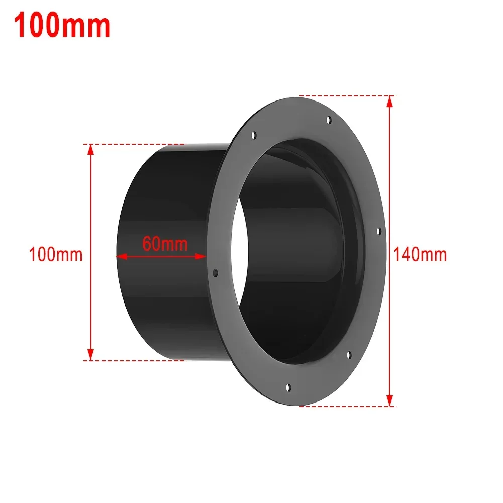 Vent Pipe Adapter Duct Joint Round Joint 100mm/125mm/150mm Exhaust Pipe Connector For Exhaust Fans Ventilators Flexible Exhaust Pipe