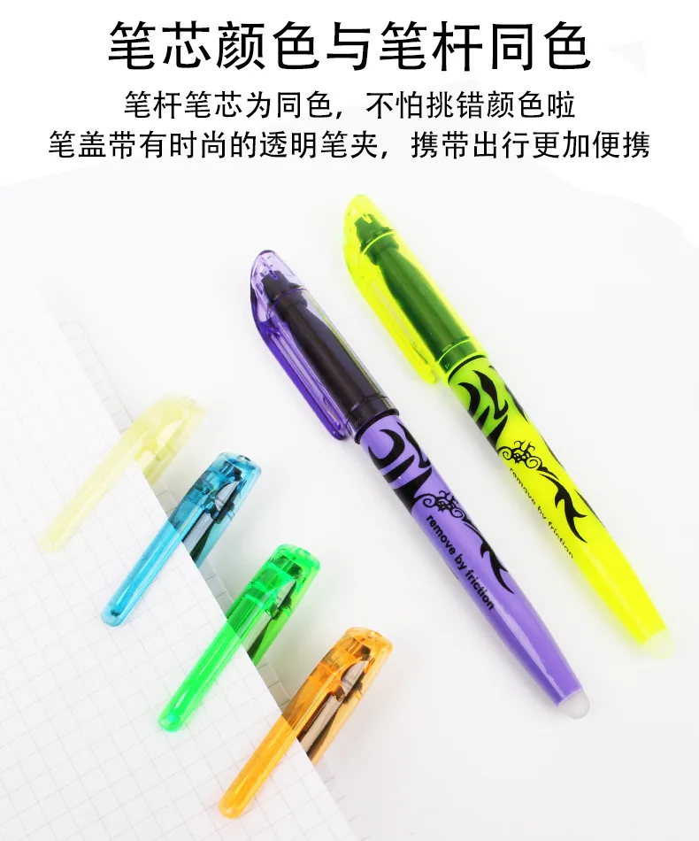 Pilot SW-FL Frixion Erasable Highlighters Soft Light Pastel Color Normal  Colour Highlighter School Study 18