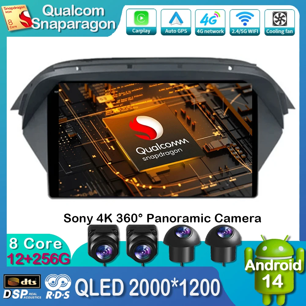 

Android 14 Car Radio For Honda Acura MDX 2007 - 2013 Multimedia Stereo Video Player GPS Navigation Wireless Carplay Auto 4G WIFI