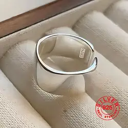 Silver Geometric Handmade Irregular Vintage Fashion Ring (As picture)