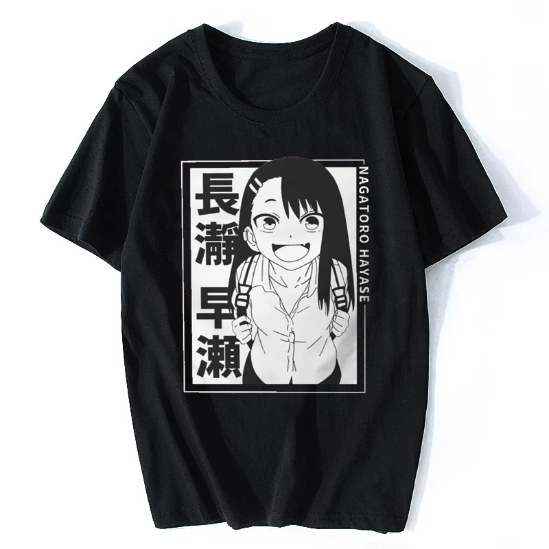 

Cute Nagatoro Hayase Don't Toy with Me Miss Nagatoro T Shirt Vintage cotton TShirt Big sales Harajuku Men's Streetwear