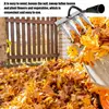 Carbon Steel Garden Hand Rake Tines Rake Dethatching Weeding Acreage Rake Rock Gravel Root Garden Tools 4/5/6/7 Tines 6