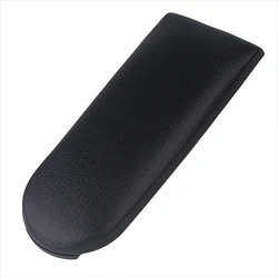 Premium Car Center Armrest Cover - Artificial PU Leather Lid Replacement (PU Leather Black)