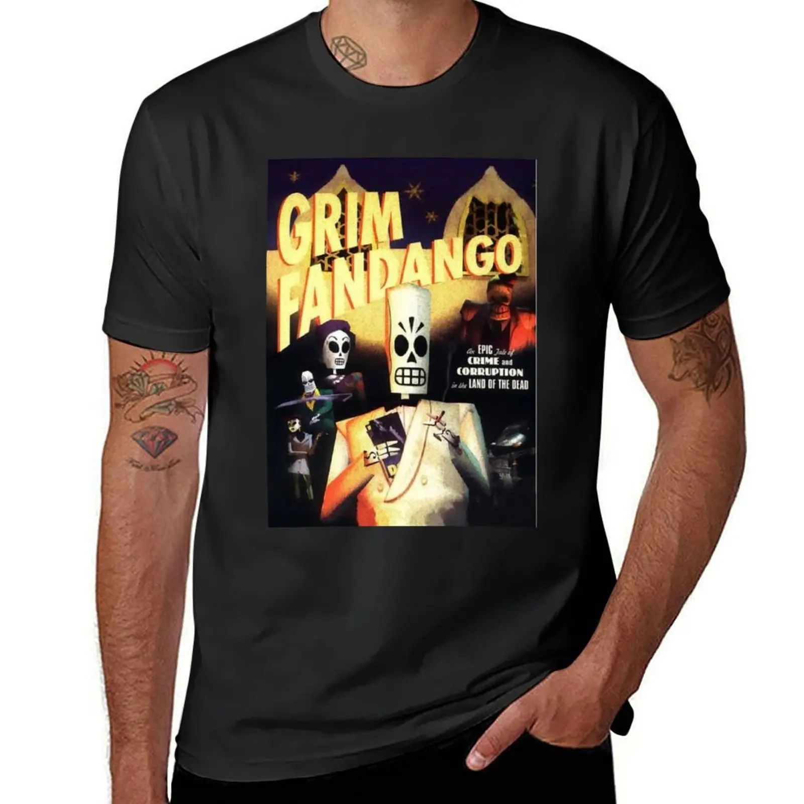 

Grim Fandango T-Shirt tees plus size tops Men's t-shirts