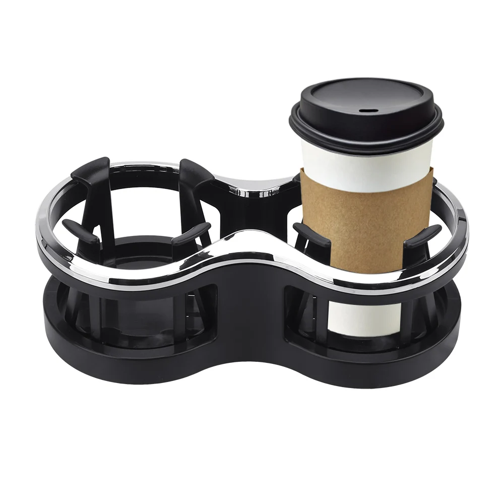 Tea Cup Stand Bracket Glasses Phone Organizer Car Mounted Glass Rack Car-styling Dual Drinking Bottle Holder Car Cup Holder