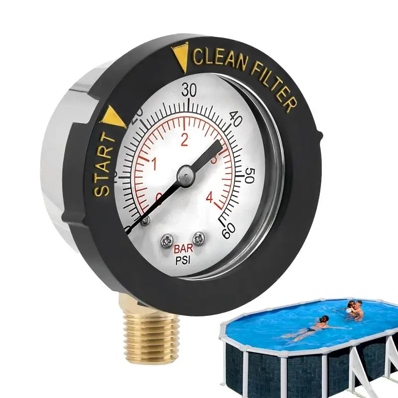 PoolFilterPressureGaugesWaterproofPoolFiltersGaugePressurewith