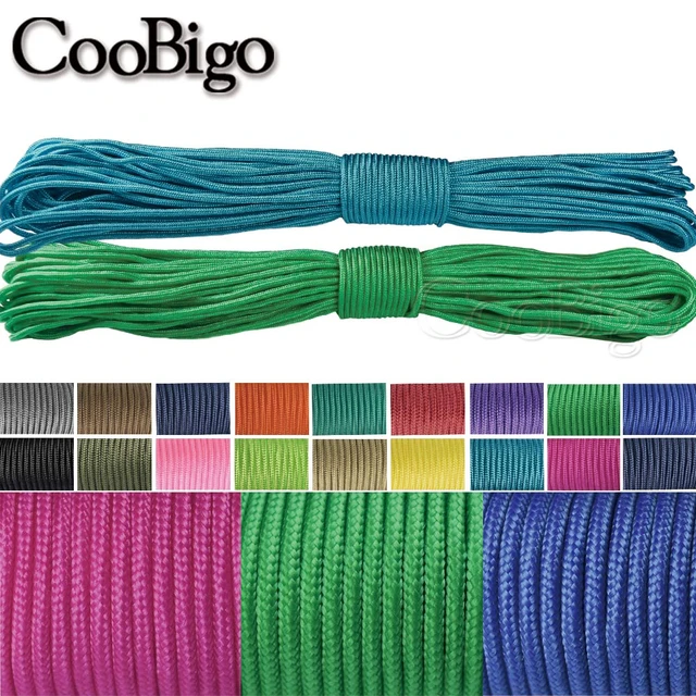 3/100m 3mm Solid Color Parachute Cord Lanyard Rope One Strand