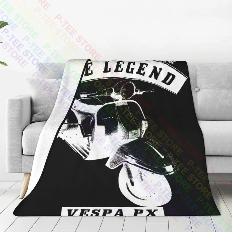 Vespa Px Coperta Divano Letto Di Lusso Biancheria Da Letto In Pile Corallo Getta Divano Decorativo