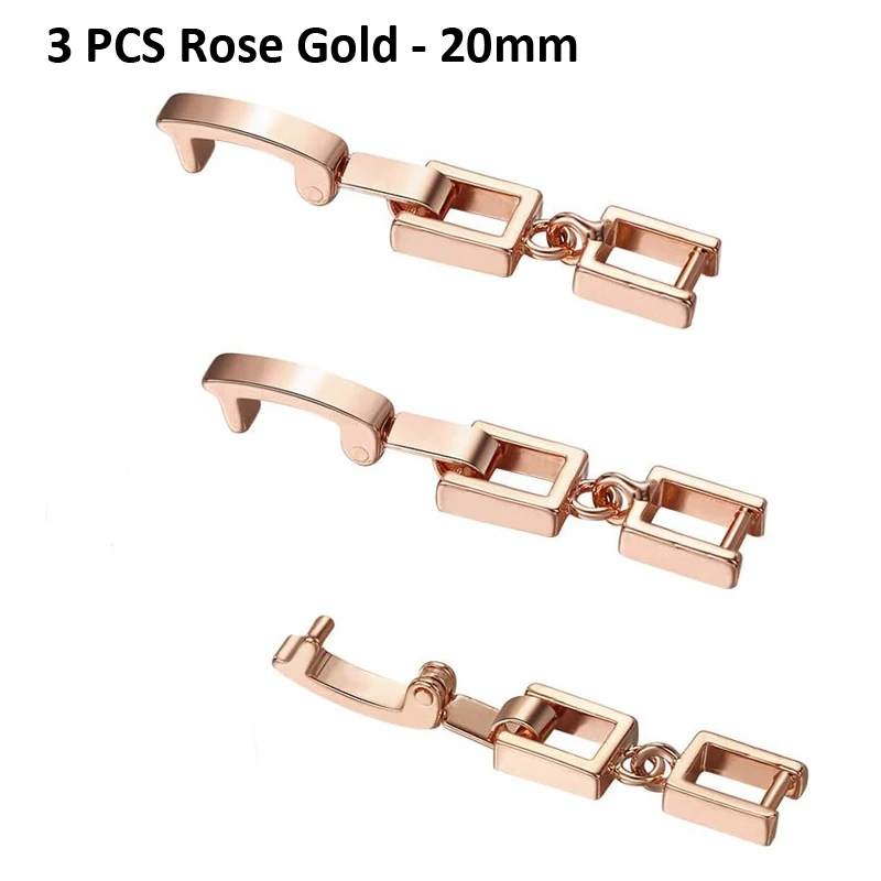 Rhodium Silver or Gold Color Plated Bracelet Necklace Extenders Extension Buckle Clasp for Bracelet 3PCS Silver Plated Bracelet Silver Bracelet
