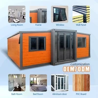 Maison mobile préfabriquée de luxe, étanche, prête à être expédiée, 2, 3, 4 ou 5 chambres, conteneur de 20 ou 40 pieds, type « Granny Flat » 5