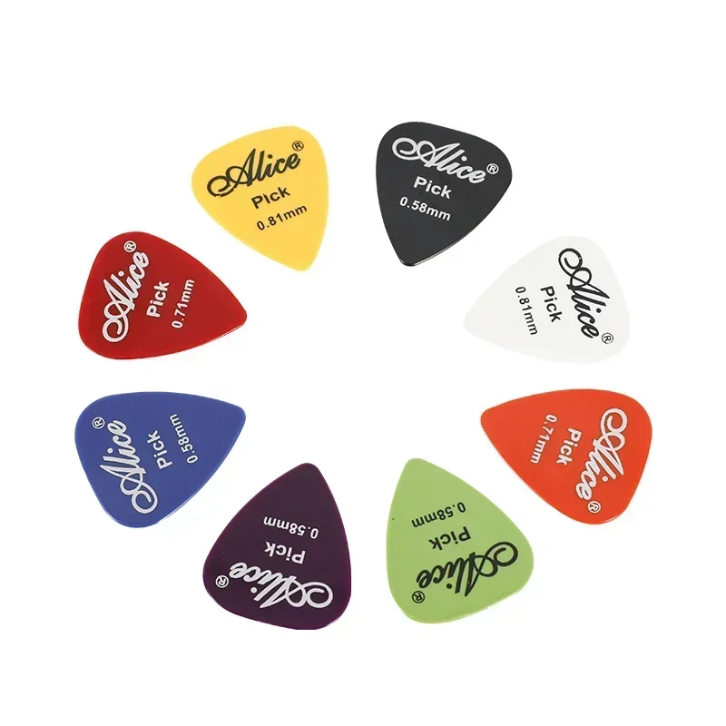 6 Pcs Alice Guitar Picks Electric Bass Fixer Guitar Accessories Thickness Picks Mediator Guitare &Eacute;lectrique