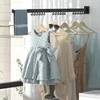 Wall-Mounted Foldable Aluminum Alloy Clothes Drying Rack Perfect For Balcony Bedroom Kitchen Living Room 4
