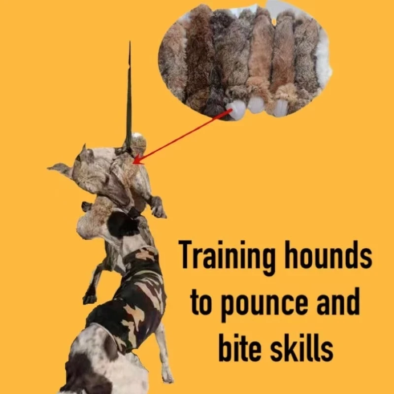Hunting Dog Biting Toys Simulation Rabbit Interactive Dog Sound Toy for Whippet / Gree / Greyhound / Hound Training Tools Pet Supply dog training supplies dog chew toys