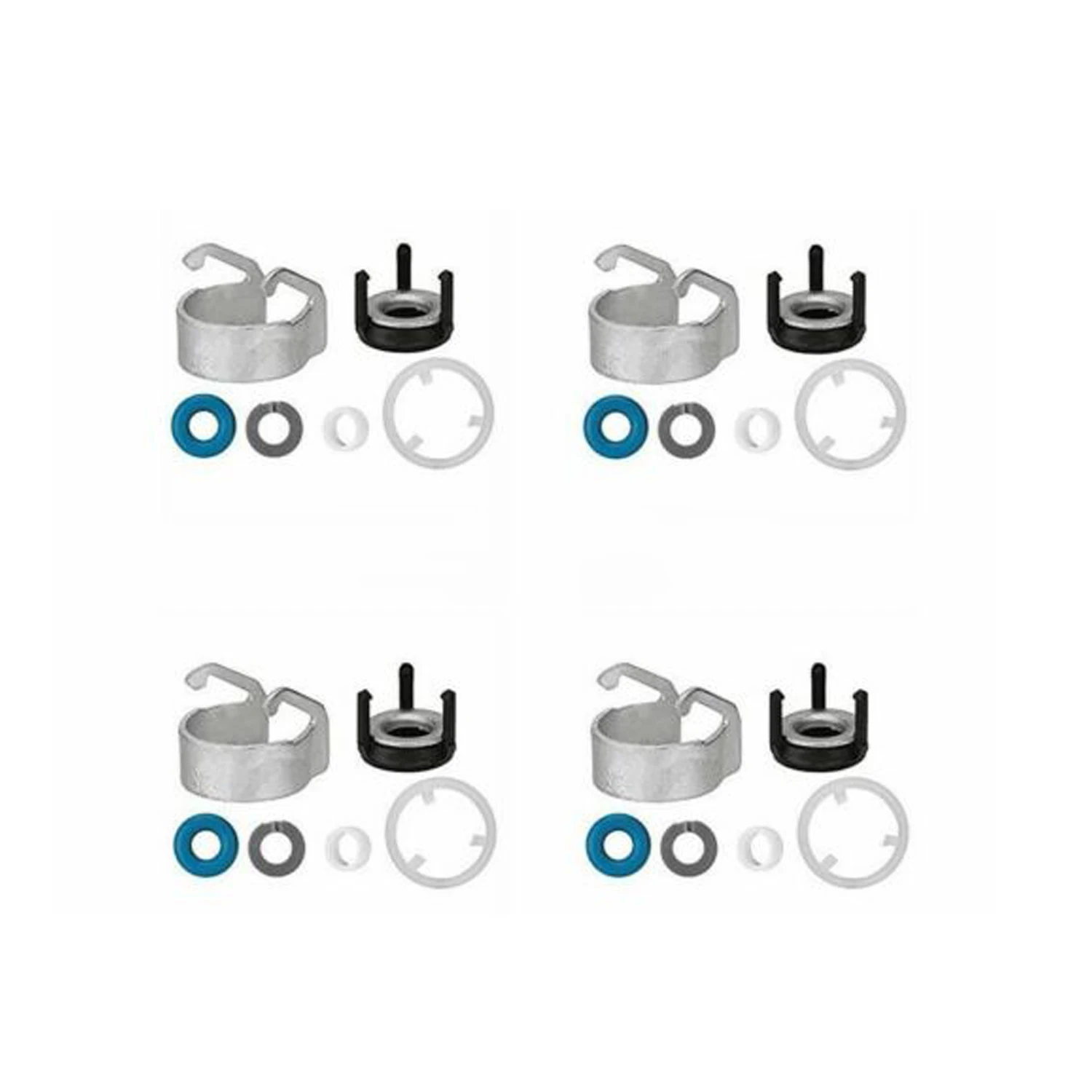 4pcs Fuel Injector O-ring Seals Repair Kits For AUDI A4 VW Jetta GLI GTI 1.8 2.0T 06H998907A 06J998907B 06J998907D Car Parts