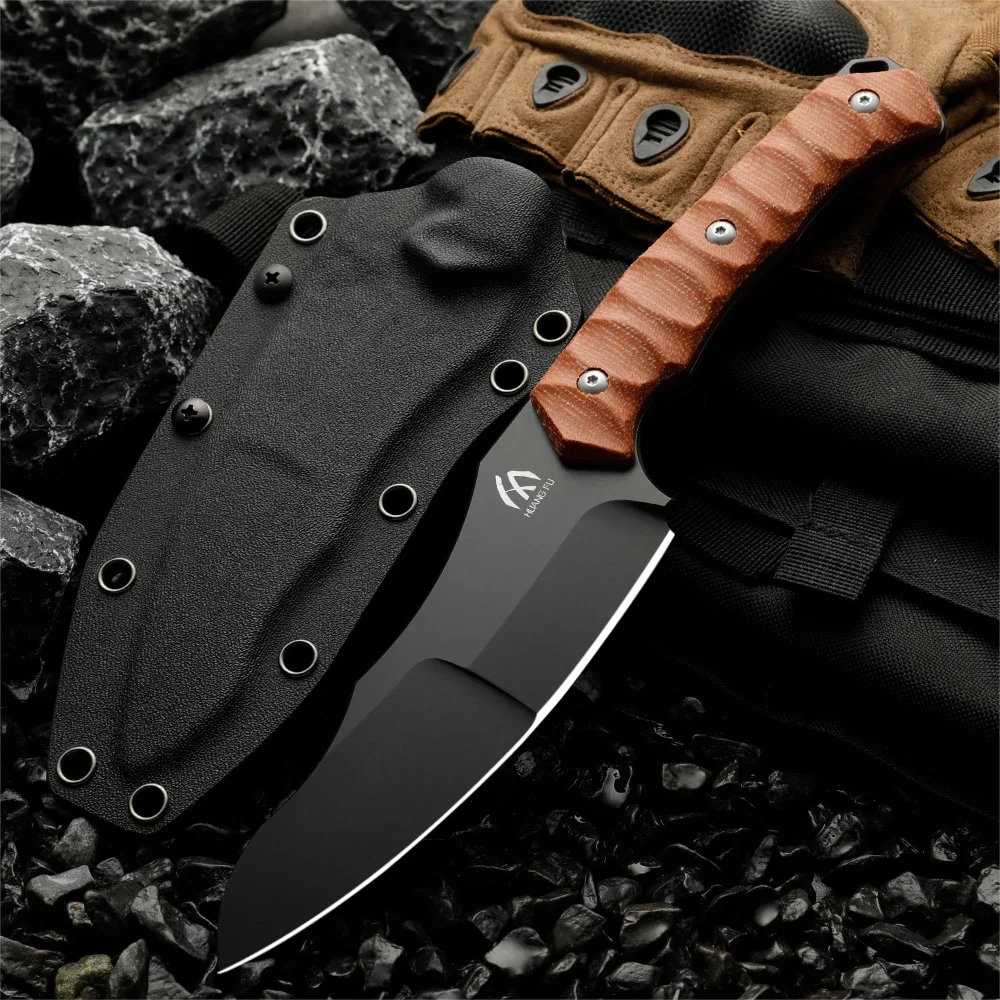 High quality multifunctional fixed blade - outdoor camping, rescue, and emergency survival knife, men's gift 3