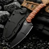 High quality multifunctional fixed blade - outdoor camping, rescue, and emergency survival knife, men's gift 3