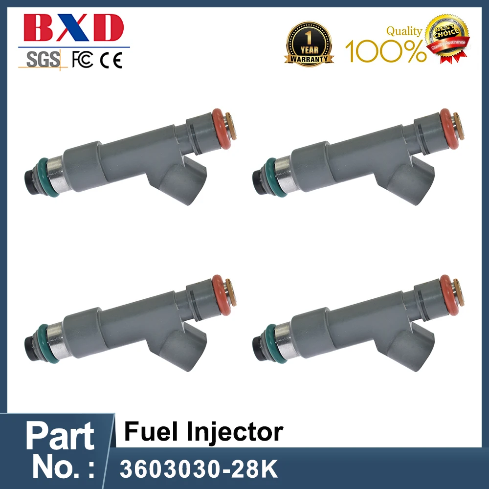 1/4PCS 3603030-28K 360303028K Fuel Injector for Charlie N5 For FAW XIALI N5 FAW V2 V5