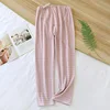 Maternity Sleep Pants Pregnancy Clothing Pregnant Pants New Adjustable Loose Straight Sleep Wear Pregnancy Home Lounge 3