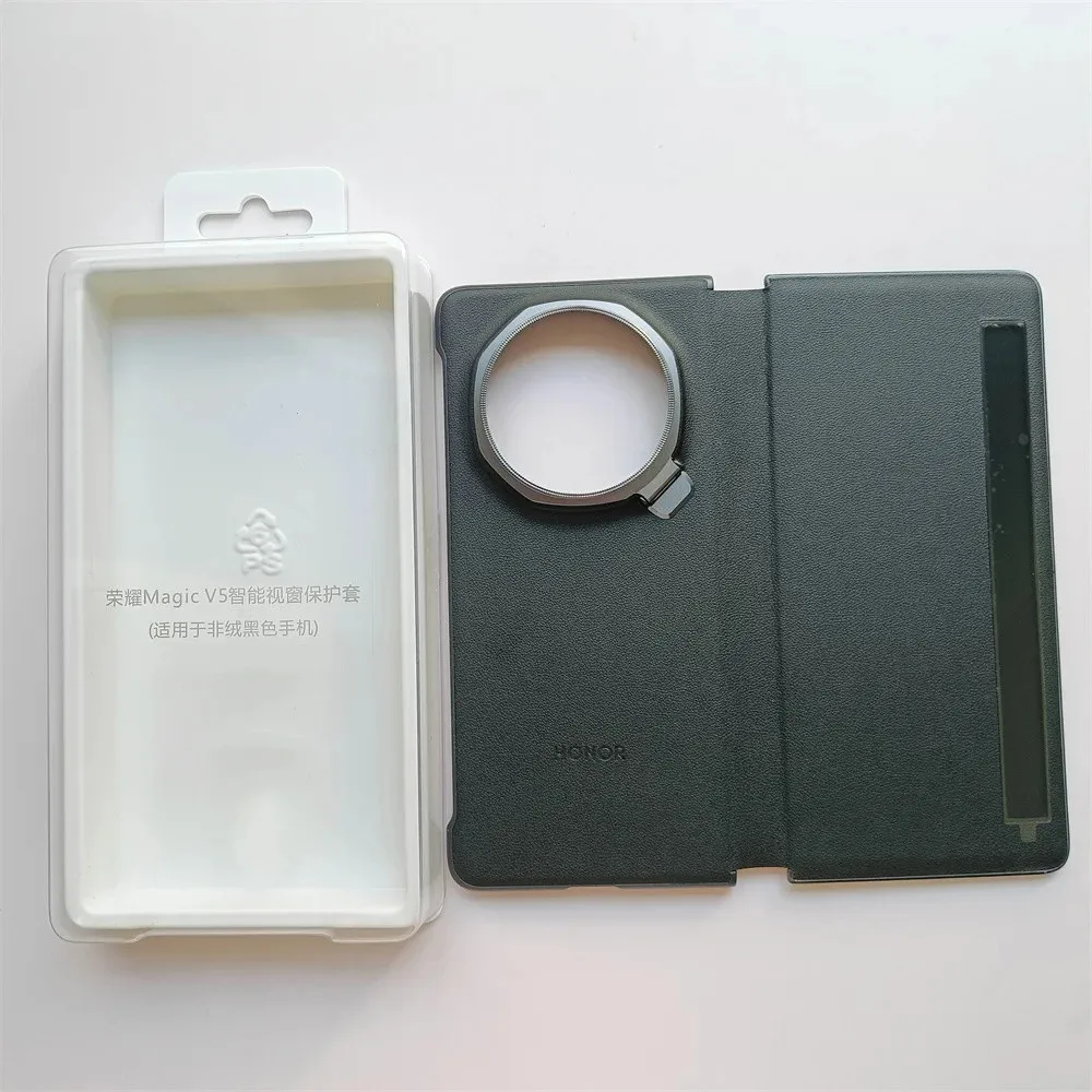 Luxury Smart Wake Mirror Phone Case with Flip Leather Cover and Stand