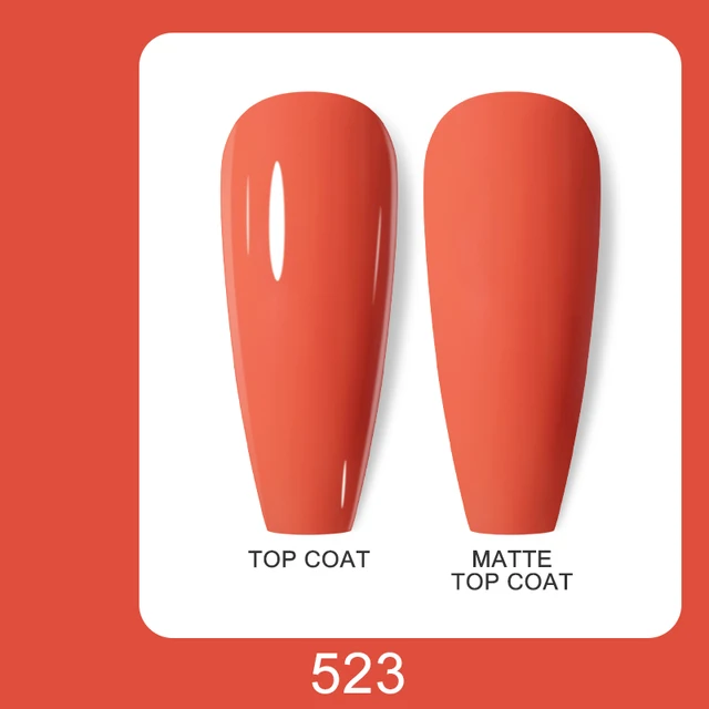 Arte Clavo 15ml Brown Coffee Color UV Gel For Nail Gel Nail Polish Varnish Hybrid Glitter Decoration Base Top Coat Set 523