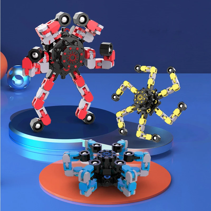 

New Fidget Chain Antistress Fidget Spinner Toys For Children Stress Relief Toy Adults Antistress Hand Spinner Vent Fidget Gifts