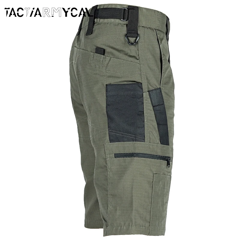 Summer Tactical Shorts Men Quick Dry Cargo Shorts Multi-Pocket