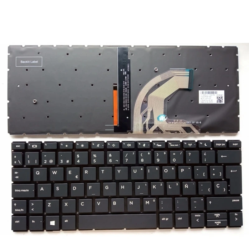 

430 G6 клавиатура с испанской раскладкой для HP ProBook 430 G6 430 G7 435 G6 435 G7 HSN-Q14C HSN-Q23C подсветка ноутбука