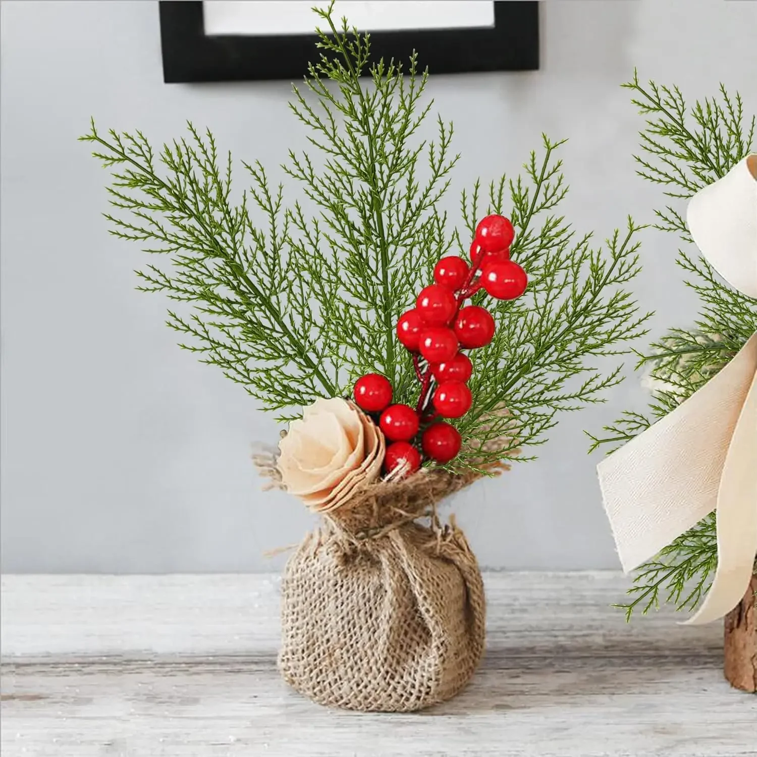 Artificial Pine Branches for Festive Decor and DIY Projects