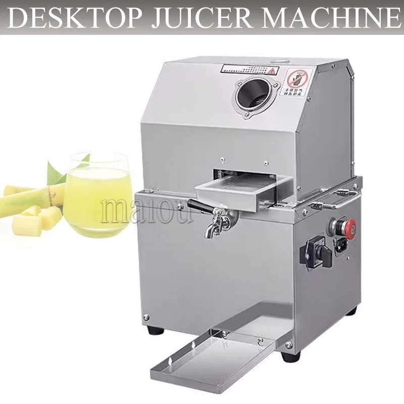 

Commercial Sugar Cane Juicer Desktop Electric Stainless Steel Sugarcane Juicer Press Machine Juicer Extractor