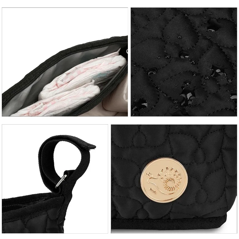 Quilted Baby Stroller Bag Outdoor Stroller Mummy Bag Waterproof Mother and Baby Travel Outdoor Mommy