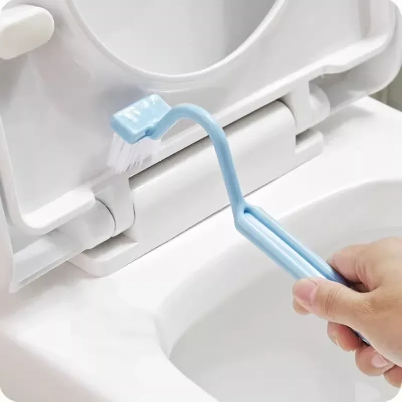 2024 New Toilet Cleaning Brush S Shape Portable Wc Scrubber Curved Side Bending Handle Corner 1