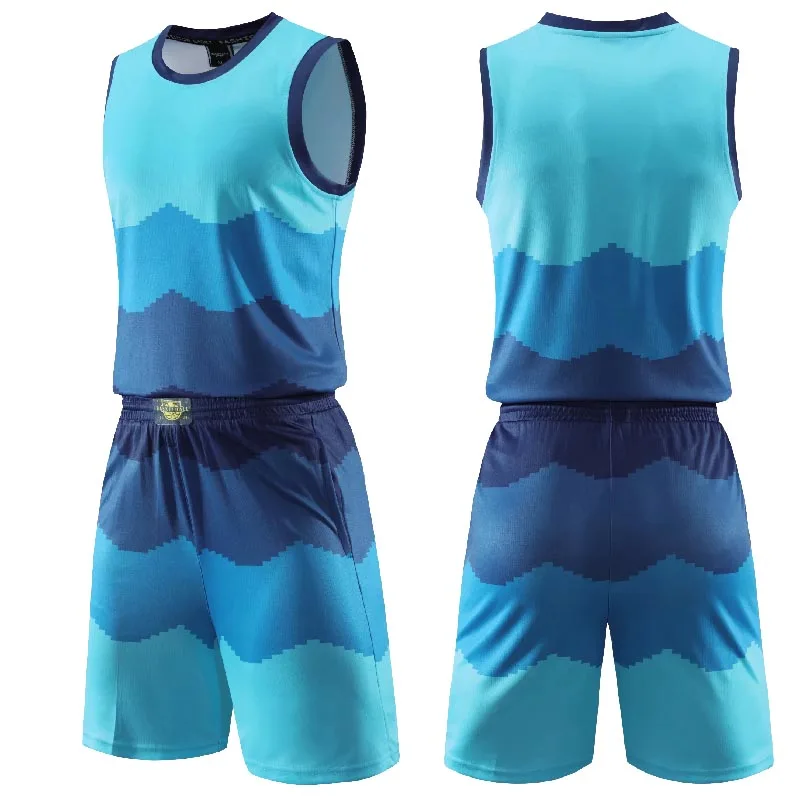 New Men&lsquo;s Basketball Jerseys Set Sports Tracksuits Clothes Kids Youth Training Basketball Uniforms Kit College Sportswear