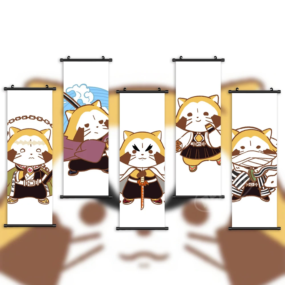 

Print Canvas Anime Poster Demon Slayer Home Decoration Wall Artwork Rengoku Kyoujurou Picture Japanese Scroll Hanging Painting