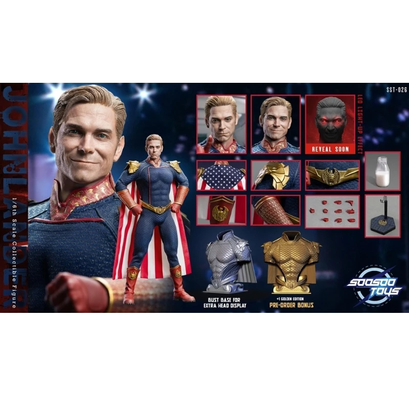 In Magazzino Soosotoys 1/6 Sst026 The Boys Homelander Action Figures Collezione Regalo Giocattolo Spedizione Gratuita