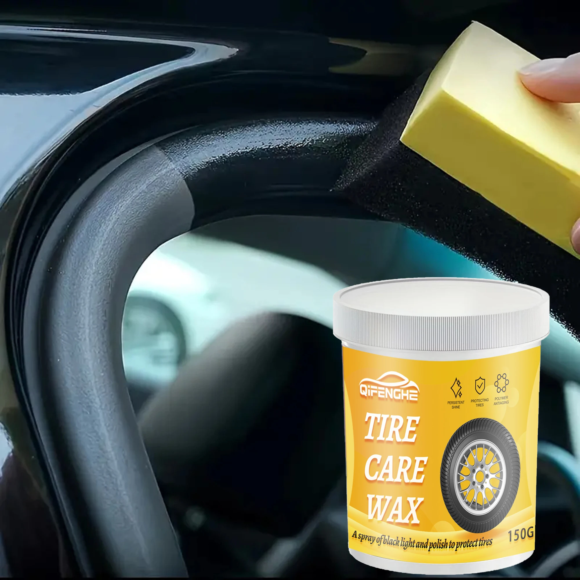 Plastic Restorer Car Rubber Black Gloss Paste For Fade & Oxidation Repair Whitening Reduction And Restoration Of Trims Bump