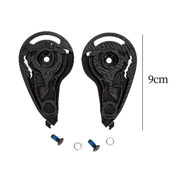 2 Pieces Helmet Guard Base Helmet Lens Base Mounting Parts, Durable Helmet