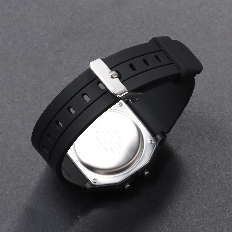 Silikon-Uhrenarmband aus weichem Gummi für Casio F91W F105/108/A158/168 SGW400 AE1200/1300 Sportarmband Uhrenzubehör – Detail 9