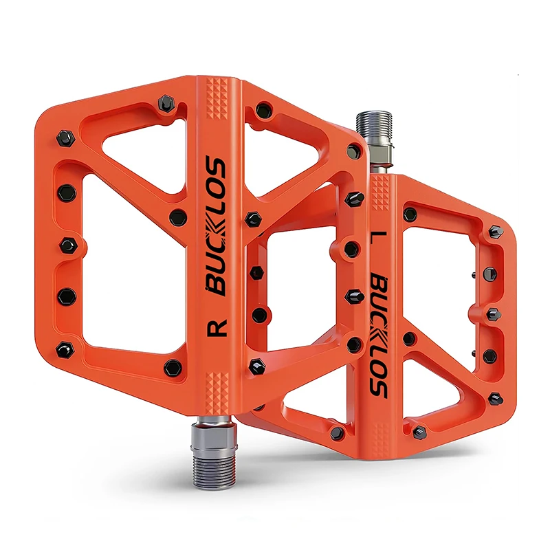 BUCKLOS Fahrradpedal Nylon Mountainbike Pedal Erweitern Sie die Rennradpedale Rutschfeste MTB-Pedale für AM BMX Faltrad – Detail 14