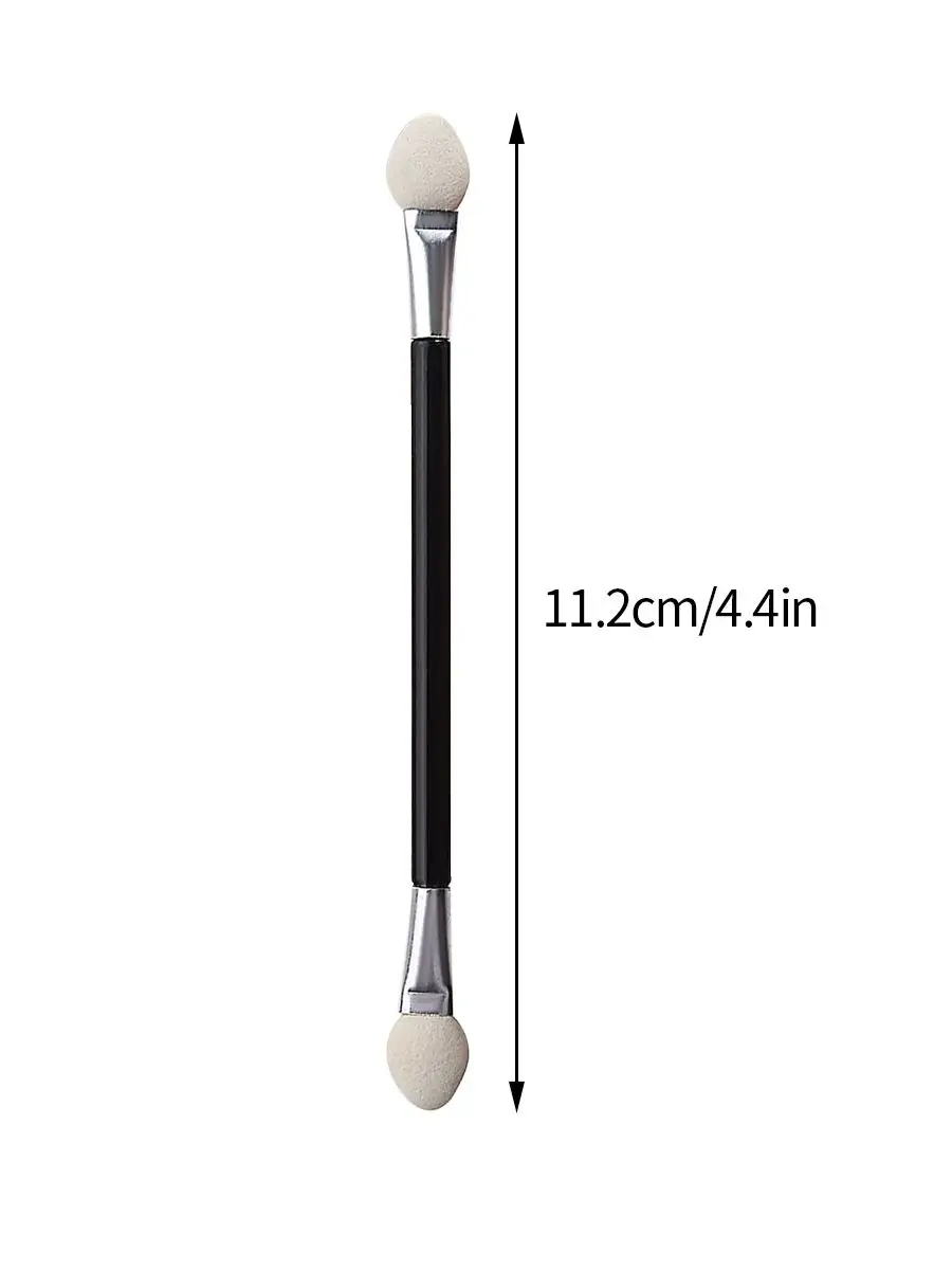 50PCS 양면 아이 섀도우 브러쉬 패션 유용한 롱 핸들 스펀지 스틱 애플리케이터 립 아이 브로우 브러쉬 뷰티 메이크업 도구