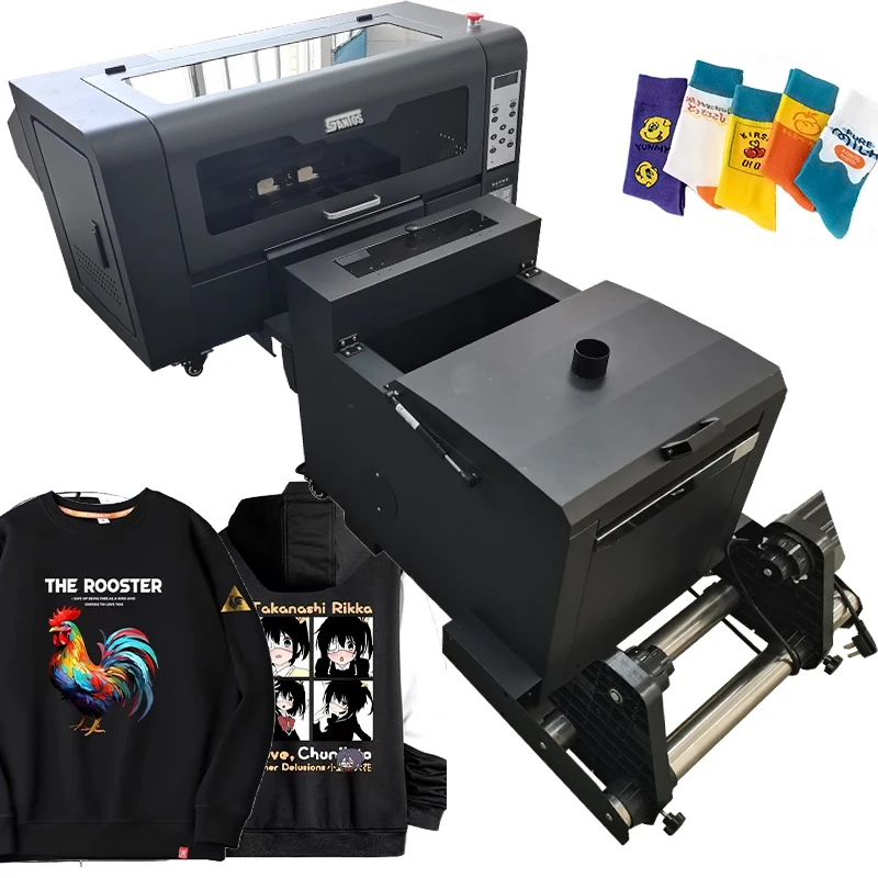 

Fabric Textile Cloth Tshirt DTF Printer Double Head XP600 T Shirt Printing Machine Prints DTF Printer for Small Business