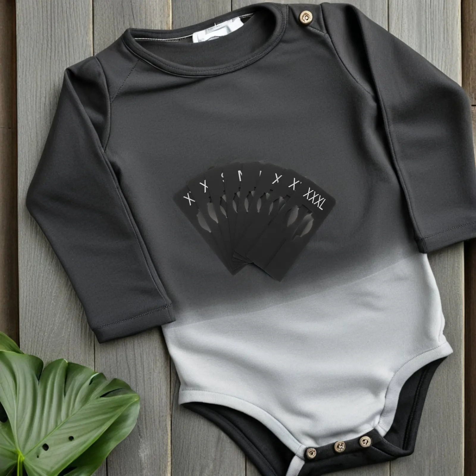 8개 의류 랙 디바이더 옷장 사이즈 분리대 직사각형 프리프린트 XXS XS S..