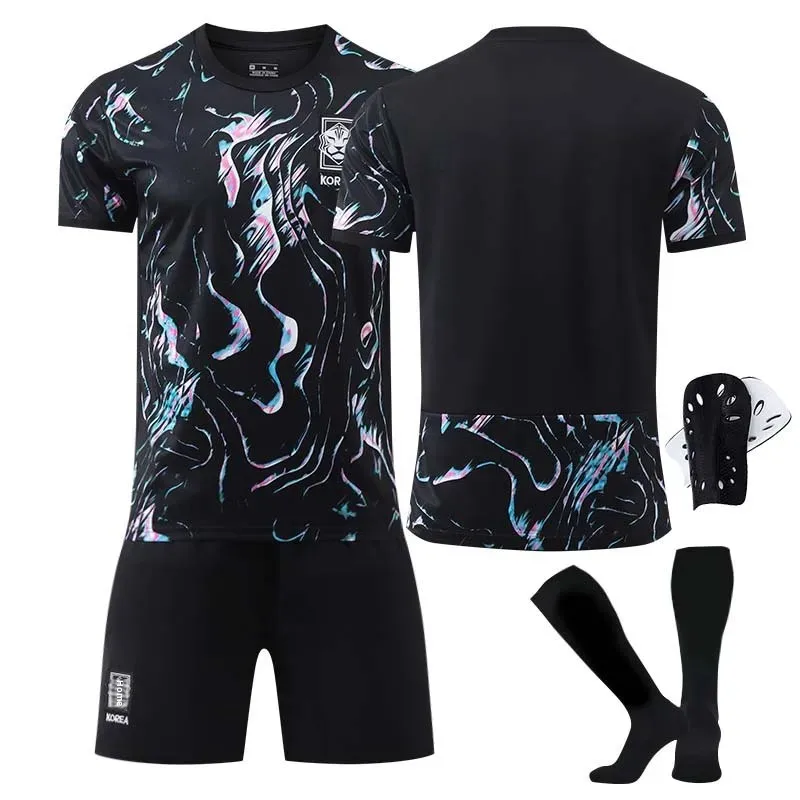 Korea Away Football Kit Set for Adults And Children Number 7 Son Heung-min Number 18 Lee Kang-woo Official Matchwear
