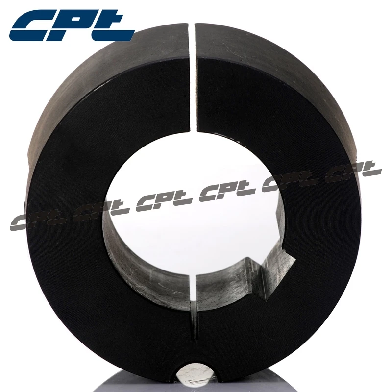 CPT 3020 taper lock bush,35~75mm bore diameter,two set screws included,cast iron GG25 material,surface phosphating Blacking